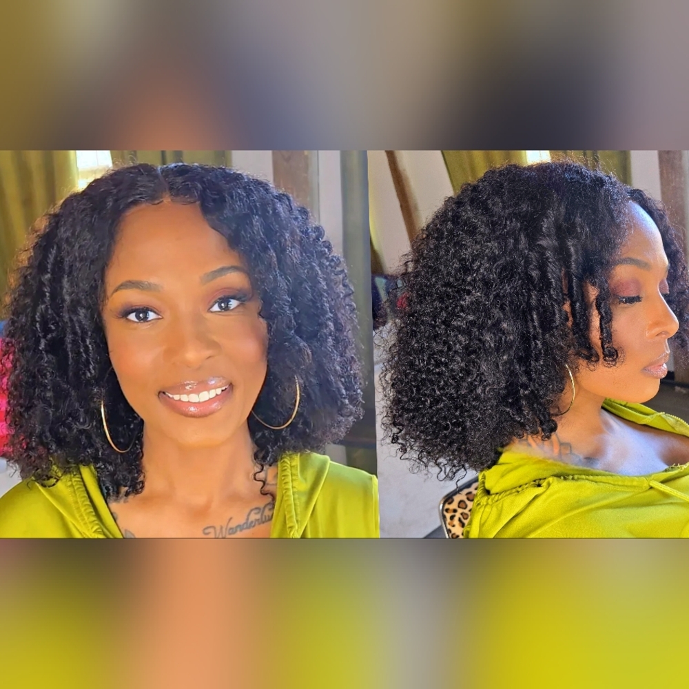 Kinky Curly Finger Coil Wig